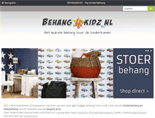 Tablet Screenshot of behang4kidz.nl